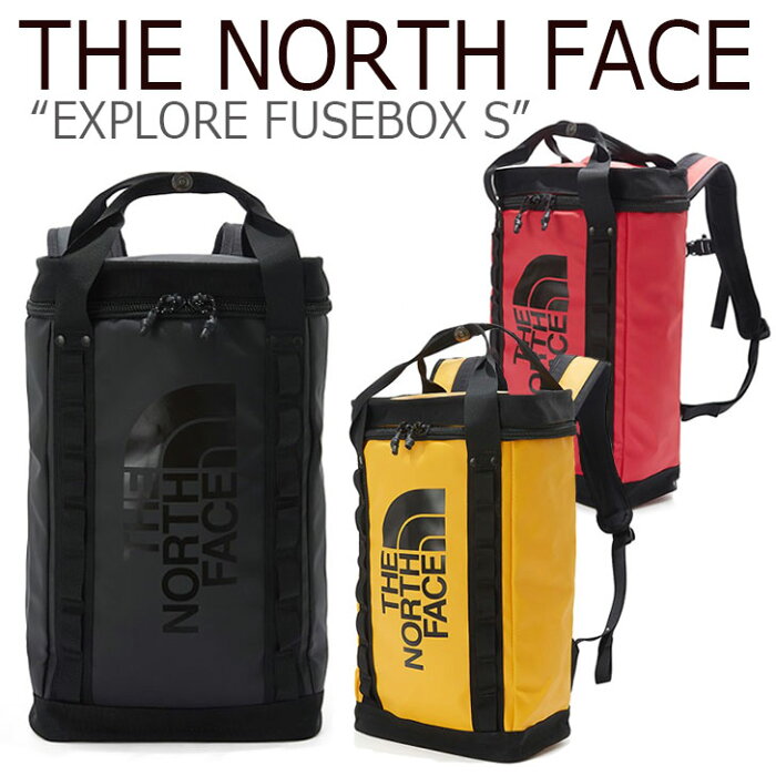 ノースフェイス バックパック THE NORTH FACE メンズ レディース EXPLORE FUSEBOX S エクスプロー ヒューズボックス S BLACK YELLOW RED ブラック イエロー レッド NM2DK64A/B/C バッグ 【中古】未使用品