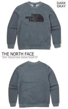 ノースフェイス トレーナー THE NORTH FACE メンズ DAY MOUNTAIN SWEATSHIRTS デー マウンテン スウェットシャツ GRAY グレー CREAM クリーム NM5MK50A/B ウェア 【中古】未使用品