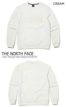 ノースフェイス トレーナー THE NORTH FACE メンズ DAY MOUNTAIN SWEATSHIRTS デー マウンテン スウェットシャツ GRAY グレー CREAM クリーム NM5MK50A/B ウェア 【中古】未使用品