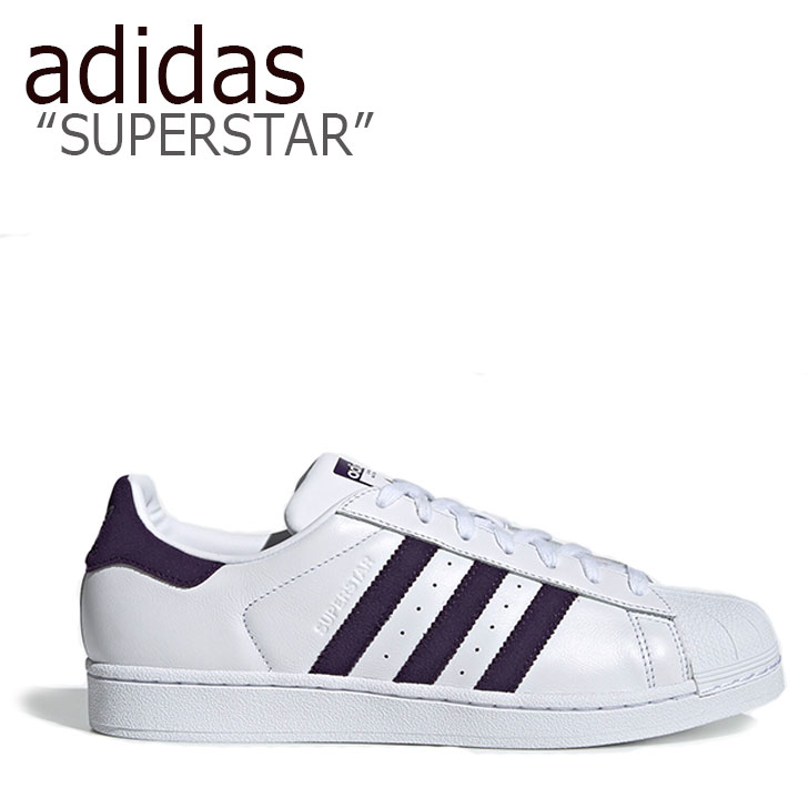 日本育児正規販売店 アディダス スーパースター スニーカー Adidas メンズ レディース Superstar スーパースター White Purple ホワイト パープル Ef9241 シューズ 未使用品 ご予約商品67発売 メンズ靴靴 Insolite Guadeloupe Voyage Com