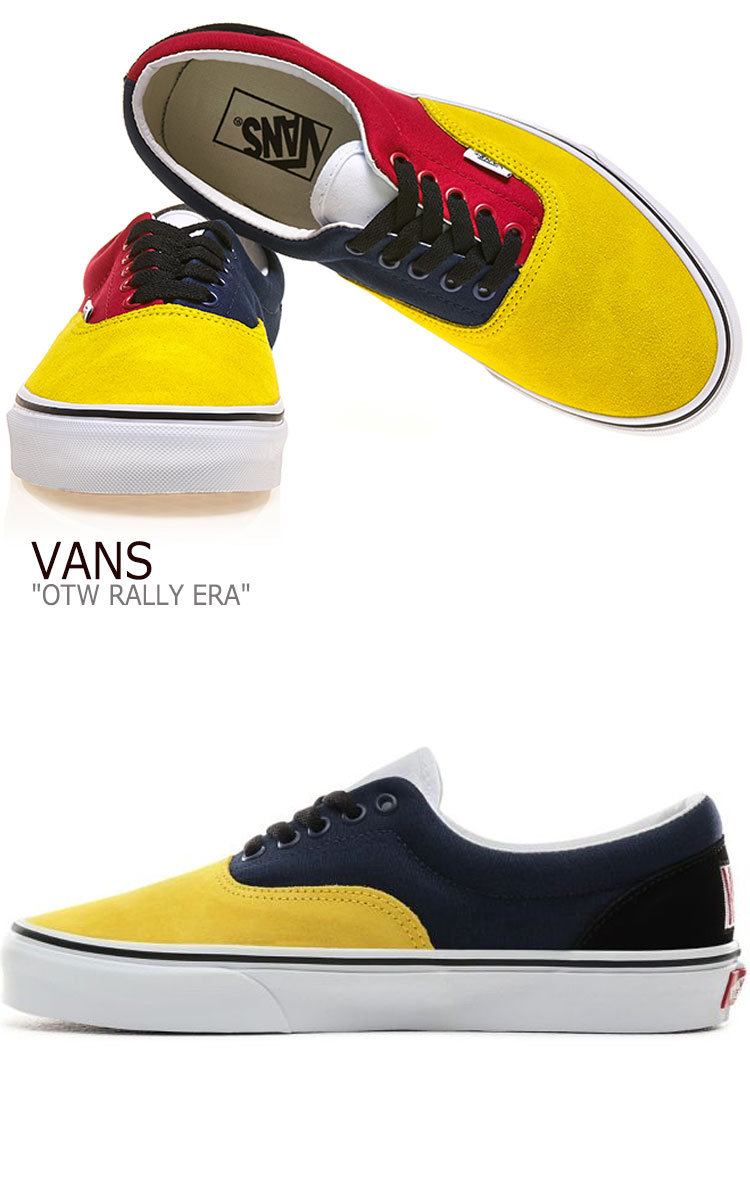 バンズ エラ スニーカー VANS メンズ OTW RALLY ERA ラリー エラ YELLOW イエロー VN0A4BV4VXV シューズ