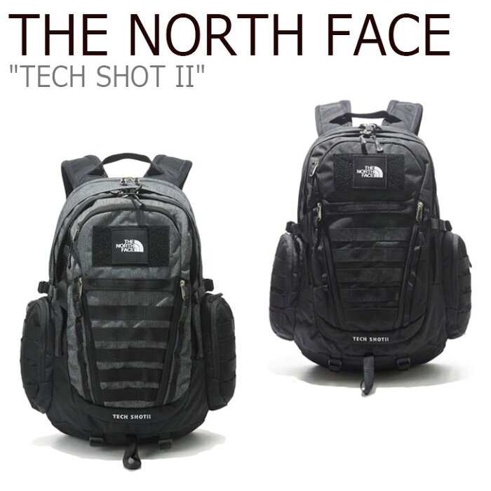 ノースフェイス バックパック THE NORTH FACE メンズ レディース TECH SHOT II テック ショット II DARK GRAY グレー BLACK ブラック NM2DL00A/B バッグ 【中古】未使用品