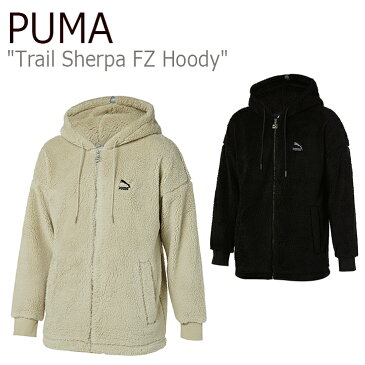 プーマ フリース PUMA メンズ レディース TRAIL SHERPA FZ HOODY トレイル シェルパ FZ フーディー Overcast Puma Black オーバーカスト ブラック 92872501/02 ウェア 【中古】未使用品