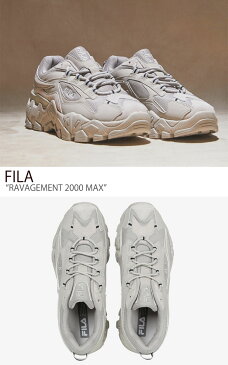 フィラ スニーカー FILA メンズ レディース RAVAGEMENT 2000 MAX ラビージメント 2000 マックス GRAY グレー FS1HTB3152X シューズ 【中古】未使用品