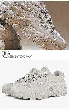 フィラ スニーカー FILA メンズ レディース RAVAGEMENT 2000 MAX ラビージメント 2000 マックス GRAY グレー FS1HTB3152X シューズ 【中古】未使用品