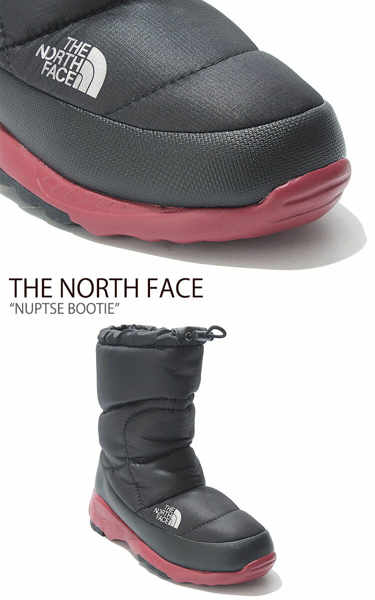 ノースフェイス ブーツ THE NORTH FACE レディース NUPTSE BOOTIE ヌプシ ブーティ BLACK ブラック NS99K71B/K シューズ 【中古】未使用品