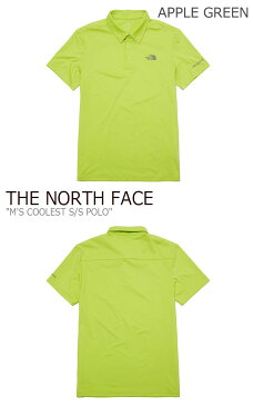 ノースフェイス ポロシャツ THE NORTH FACE メンズ M'S COOLEST S/S POLO クーリスト ショートスリーブ ポロ 半袖 APPLE GREEN アップルグリーン DARK NAVY ネイビー BLACK ブラック NT7PL04A/B/C ウェア 【中古】未使用品