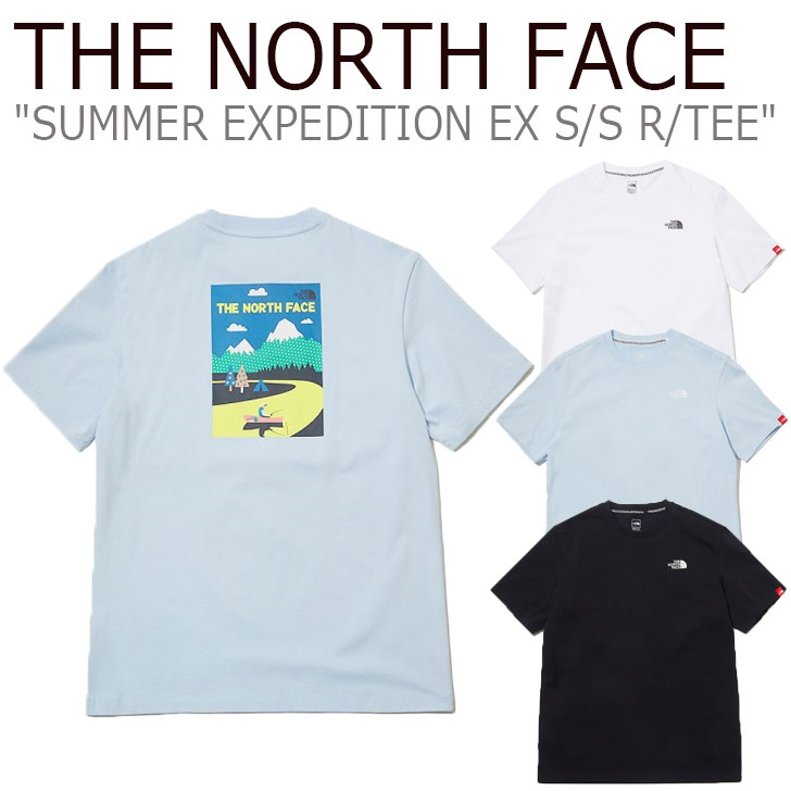 ノースフェイス Tシャツ THE NORTH FACE メンズ レディース SUMMER EXPEDITION EX S/S R/TEE サマー エクスペディション EX ショートスリーブ ラウンドTEE 全3色 NT7UL21A/B/C ウェア 【中古】未使用品