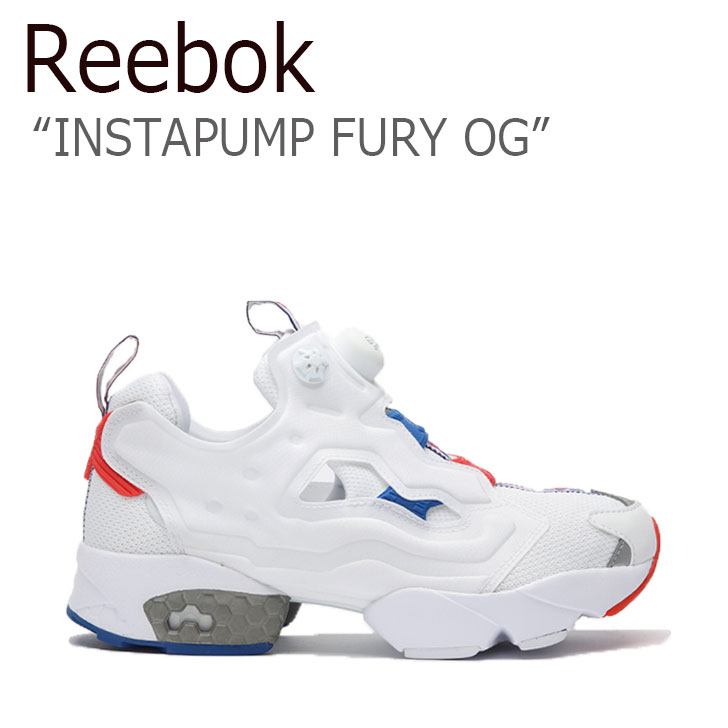 リーボック ポンプフューリー スニーカー REEBOK メンズ レディース INSTAPUMP FURY OG インスタポンプ フューリー OG WHITE ホワイト RED レッド BLUE ブルー EF3143 シューズ 【中古】未使用品