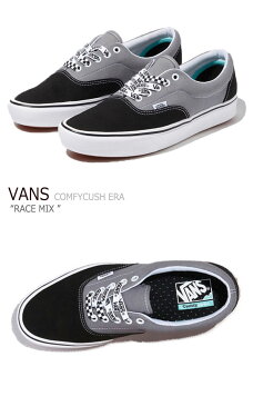 バンズ エラ スニーカー VANS メンズ レディース RACE MIX COMFYCUSH ERA レース ミックス コンフィークッシュ エラ GRAY グレー VN0A3WM9WWI1 シューズ