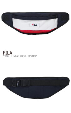 フィラ ボディバッグ FILA メンズ レディース SMALL LINEAR LOGO HIPSACK スモール リニア ロゴ ヒップサック BLACK ブラック WHITE ホワイト CREAM クリーム FS3BCC5322X バッグ