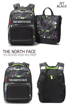 ノースフェイス バックパック THE NORTH FACE メンズ レディース K'S ACCESS-WIDE SCH PACK アクセス ワイド スクールパック BLACK ブラック NAVY ネイビー MELANGE GREY グレー LILAC ライラック NM2DL01R/S/T/U バッグ 【中古】未使用品