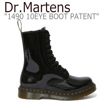 ドクターマーチン スニーカー Dr.Martens メンズ レディース 1490 10EYE BOOT PATENT 25277001 1490 10ホール ブーツ パテント BLACK ブラック 25277001 シューズ 【中古】未使用品