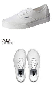 バンズ オーセンティック スニーカー VANS キッズ AUTHENTIC オーセンティック TRUE WHITE トゥルーホワイト VN000WWXENS シューズ