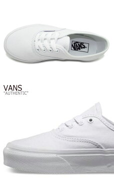 バンズ オーセンティック スニーカー VANS キッズ AUTHENTIC オーセンティック TRUE WHITE トゥルーホワイト VN000WWXENS シューズ