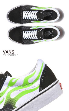 バンズ オールドスクール スニーカー VANS メンズ OLD SKOOL FLAME オールド スクール フレイム BLACK ブラック WHITE ホワイト VN0A4U3BXEY シューズ