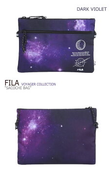 フィラ サコッシュ FILA メンズ レディース VOYAGER COLLECTION SACOCHE BAG ボイジャーコレクション サコッシュバッグ DARK VIOLET ダークバイオレット SALMON PINK サーモンピンク BLACK ブラック FS3BCC5B01X バッグ