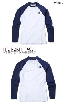 ノースフェイス 水着 THE NORTH FACE メンズ M'S PROTECT EX RASHGUARD プロテクト EX ラッシュガード WHITE ホワイト NT7XK02B ウェア 【中古】未使用品