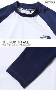 ノースフェイス 水着 THE NORTH FACE メンズ M'S PROTECT EX RASHGUARD プロテクト EX ラッシュガード WHITE ホワイト NT7XK02B ウェア 【中古】未使用品