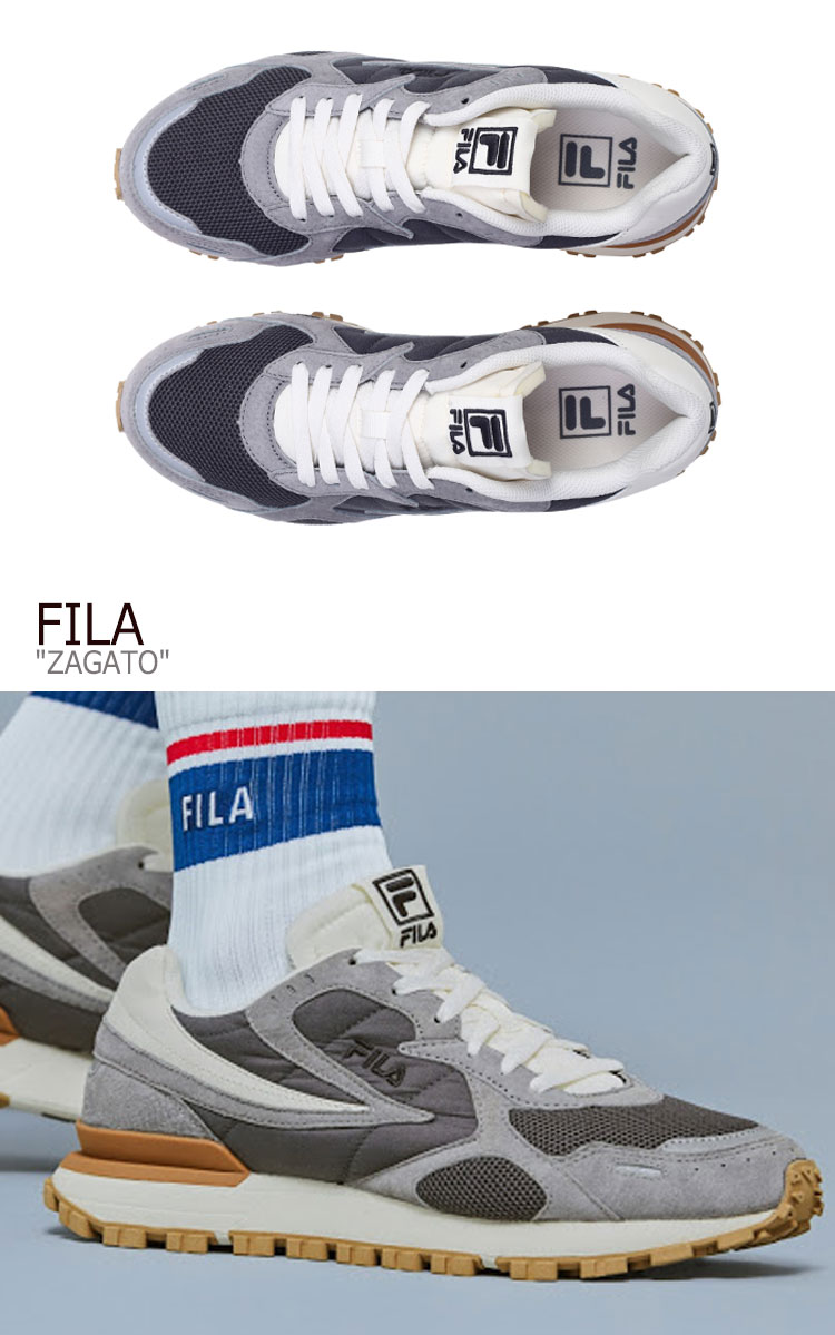 代引不可 フィラ スニーカー Fila メンズ レディース Zagato ザガト Grey グレー 1gm 050 シューズ Upsuke Elafeber Nl