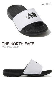 ノースフェイス サンダル THE NORTH FACE キッズ KID BASIC SLIDE ベーシック スライド ビーチサンダル WHITE ホワイト BLACK ブラック NS96K12C/D シューズ 【中古】未使用品