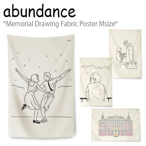 アバンダンス タペストリー abundance メモリアル ドローイング ファブリックポスターM Memorial Drawing Fabric Poster Mサイズ ララランド レオン 全4種類 韓国雑貨 おしゃれ GM410001/2/3/4 ACC