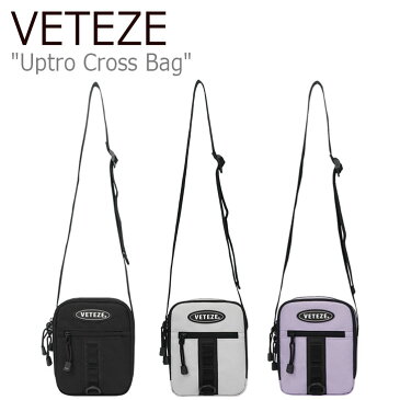 ベテゼ クロスバッグ VETEZE 正規販売店 メンズ レディース Uptro Cross Bag アップトロ クロス バッグ BLACK ブラック LIGHT GRAY ライトグレー LIGHT PURPLE ライトパープル URCB2/3/4 バッグ