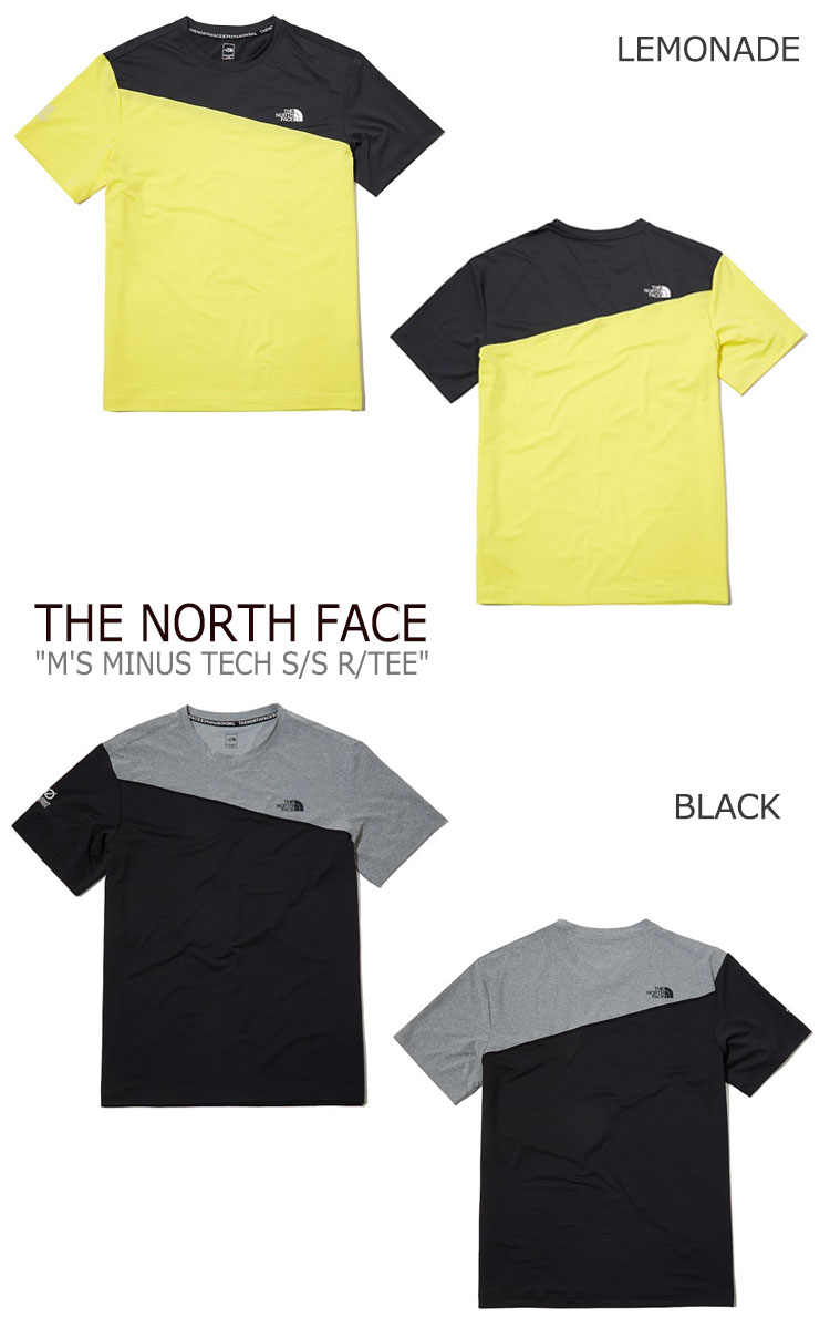 ノースフェイス Tシャツ THE NORTH FACE メンズ M'S MINUS TECH S/S R/TEE マイナス テック ショートスリーブ ラウンドTEE NAVY ネイビー BLACK ブラック LEMONADE レモネード NT7UL05A/B/C ウェア 【中古】未使用品