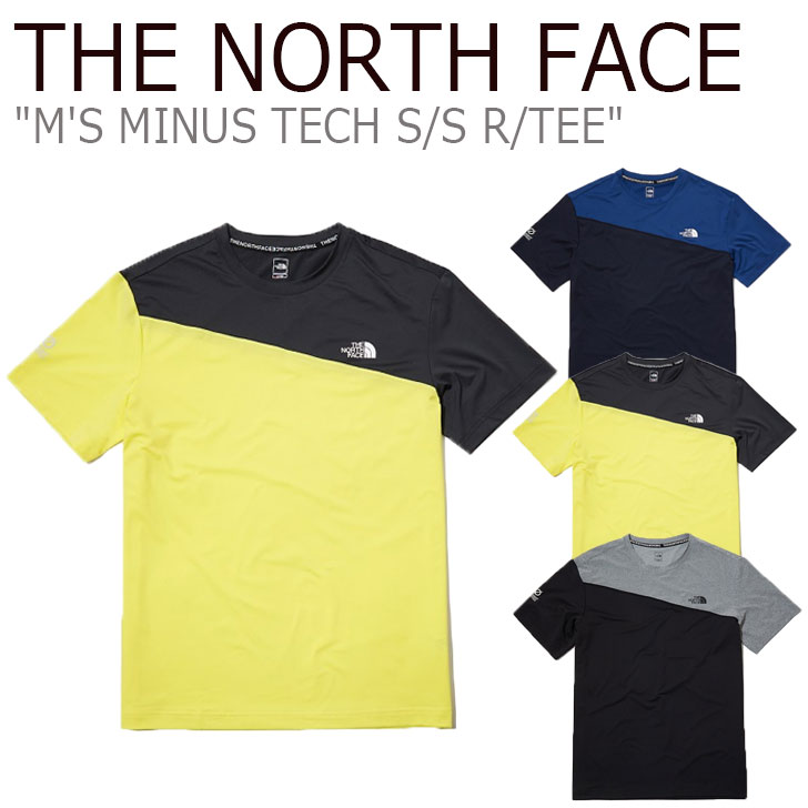 ノースフェイス Tシャツ THE NORTH FACE メンズ M'S MINUS TECH S/S R/TEE マイナス テック ショートスリーブ ラウンドTEE NAVY ネイビー BLACK ブラック LEMONADE レモネード NT7UL05A/B/C ウェア 【中古】未使用品