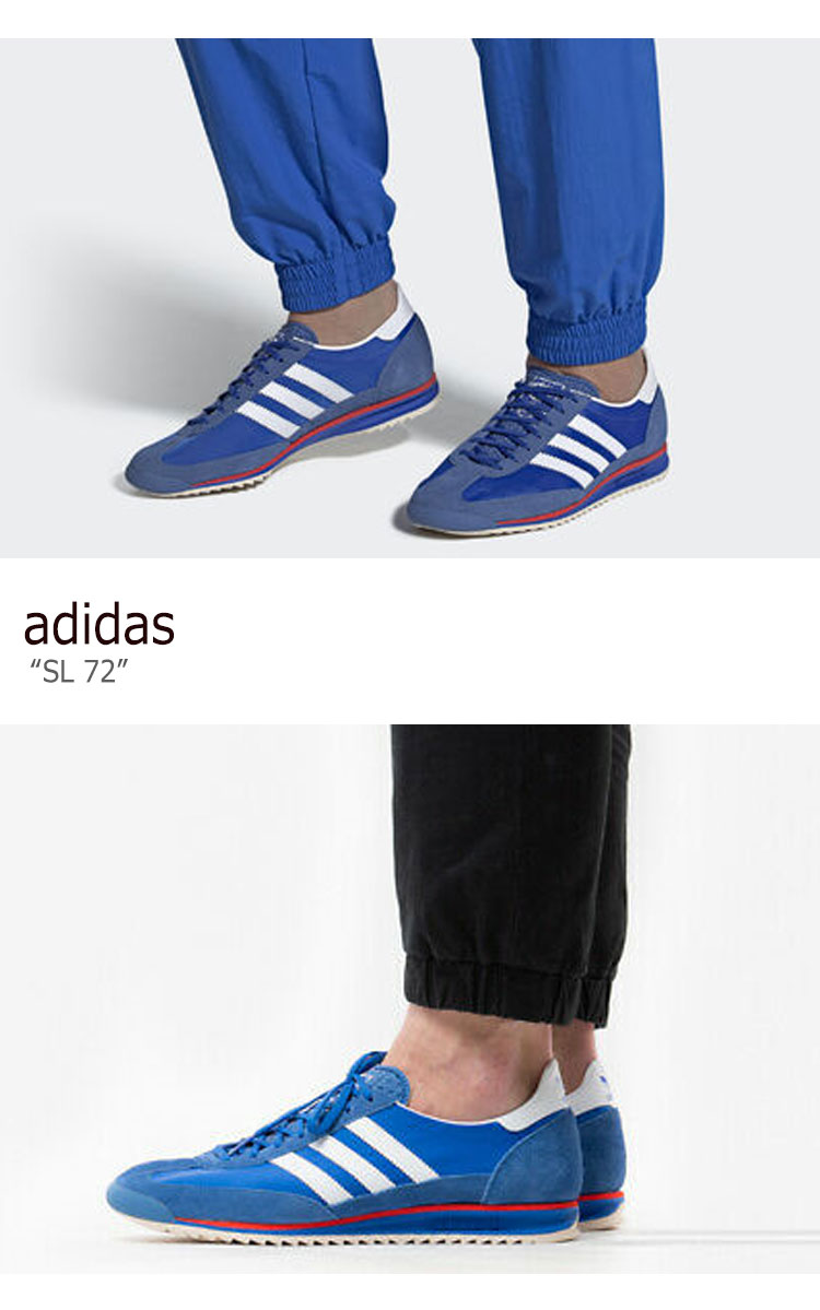 アディダス スニーカー adidas メンズ レディース SL 72 エスエル 72 BLUE ブルー WHITE ホワイト EG6849 シューズ 【中古】未使用品