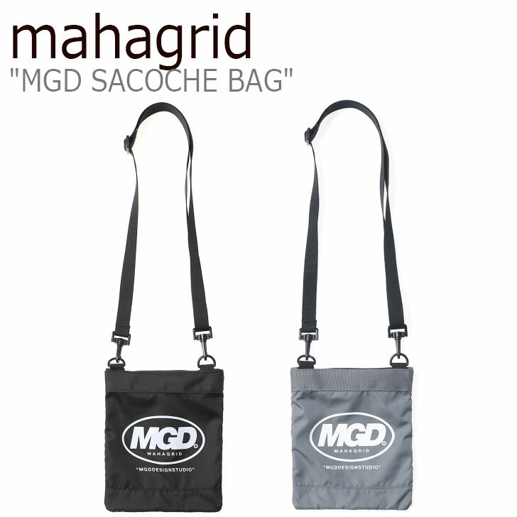 海外輸入 マハグリッド サコッシュ Mahagrid メンズ レディース Mgd Sacoche Bag サコッシュ バッグ Black ブラック Grey グレー Mg2asmab43agr Bk バッグ メーカー包装済 Www Linkschool Co Uk