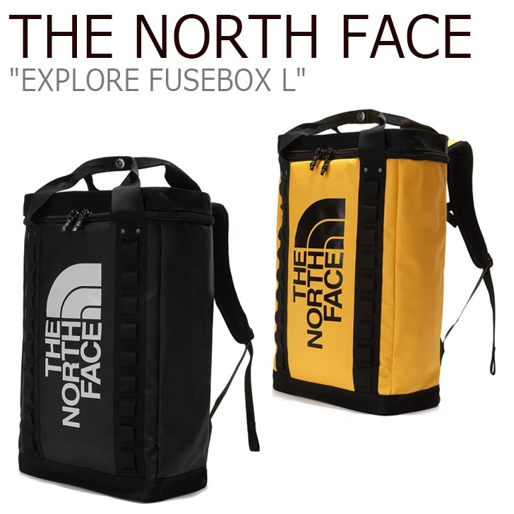 ノースフェイス バックパック THE NORTH FACE メンズ レディース EXPLORE FUSEBOX L エクスプロー ヒューズボックス BLACK ブラック GOLD ゴールド NM2DL72A/B バッグ 【中古】未使用品