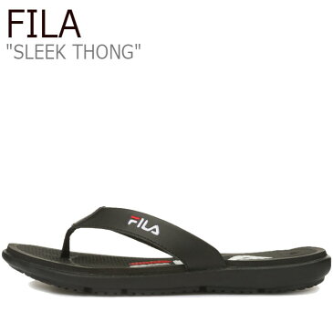 フィラ サンダル FILA メンズ レディース SLEEK THONG スリーク ソング BLACK ブラック 1SM00739-001 シューズ 【中古】未使用品