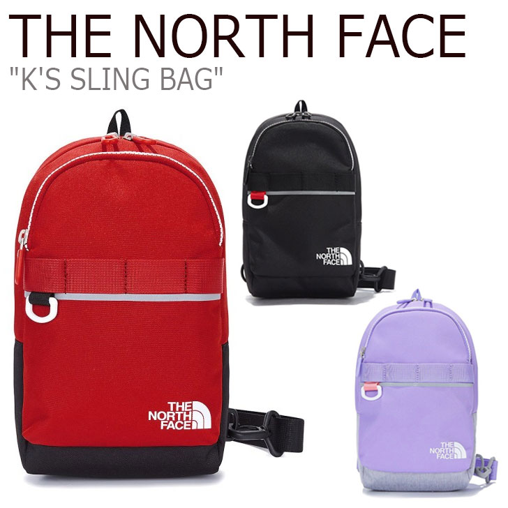 ノースフェイス ボディバッグ THE NORTH FACE 男の子 女の子 K'S SLING BAG スリングバッグ BLACK ブラック RED レッド LILAC ライラック NN2PL54R/S/T バッグ 【中古】未使用品