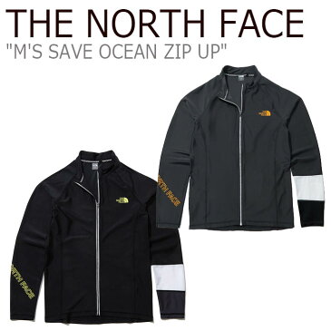 ノースフェイス 水着 THE NORTH FACE メンズ M'S SAVE OCEAN ZIP UP セーブオーシャン ジップアップ DARK GRAY ダークグレー BLACK ブラック NJ5JL02A/B ウェア 【中古】未使用品