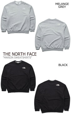 ノースフェイス トレーナー THE NORTH FACE メンズ レディース MARION SWEATSHIRTS マリオン スウェットシャツ RED レッド BEIGE ベージュ KHAKI カーキ BLACK ブラック GREY グレー NM5ML51J/K/L/M/N ウェア 【中古】未使用品