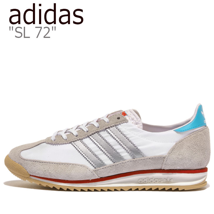 アディダス スニーカー adidas メンズ レディース SL 72 エスエル 72 WHITE ホワイト MATTE SILVER マットシルバー EF5106 シューズ 【中古】未使用品