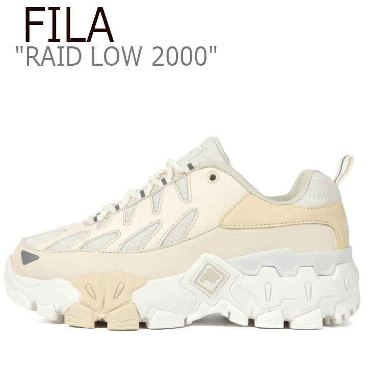 フィラ スニーカー FILA メンズ レディース RAID LOW 2000 レイド ロウー 2000 BEIGE ベージュ 1JM01262-920 シューズ