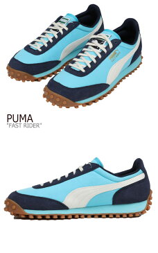 プーマ スニーカー PUMA レディース メンズ FAST RIDER ファストライダー BLUE ATOLL ブルーアトール PEACOAT ピーコート 37108205 シューズ 【中古】未使用品