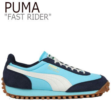 プーマ スニーカー PUMA レディース メンズ FAST RIDER ファストライダー BLUE ATOLL ブルーアトール PEACOAT ピーコート 37108205 シューズ 【中古】未使用品