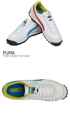 プーマ スニーカー PUMA レディース メンズ FAST RIDER ファストライダー WHITE ホワイト BLUE ブルー RED レッド 37199202 シューズ 【中古】未使用品