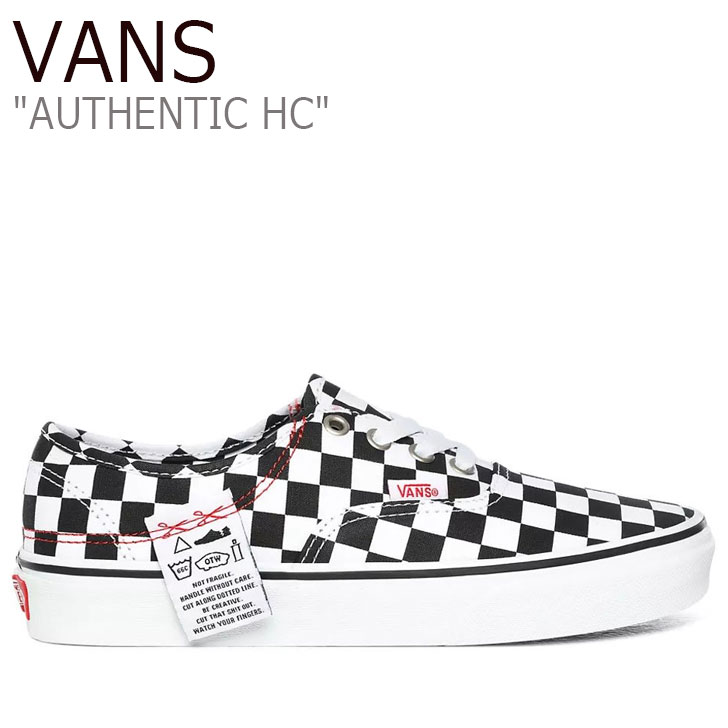バンズ オーセンティック スニーカー VANS メンズ レディース AUTHENTIC HC オーセンティック HC CHECKERBOARD チェッカーボード WHITE ホワイト VN0A4UUC1AA シューズのサムネイル
