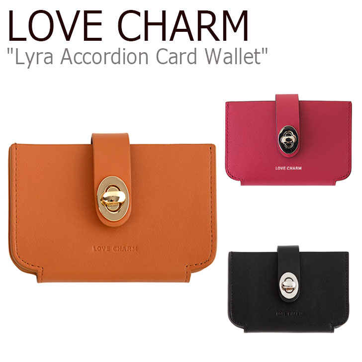 u`[ z LOVE CHARM fB[X LYRA ACCORDION CARD WALLET  AR[fBI J[h EHbg BROWN uE RED bh BLACK ubN 8809707404294 ACC