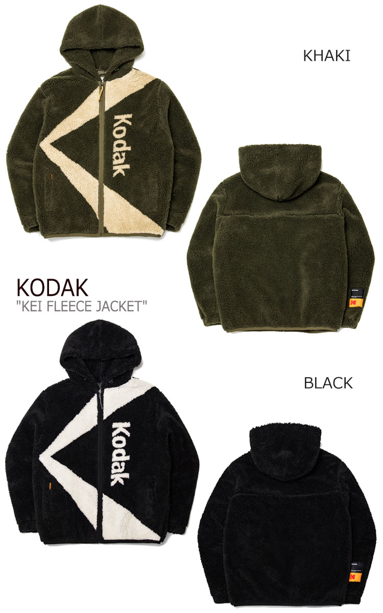 コダック フリース KODAK メンズ レディース KEI FLEECE JACKET ケイ フリースジャケット BROWN ブラウン RED レッド BLACK ブラック KHAKI カーキ WHITE ホワイト K0323LJK99BRN/RED/BLK/KHK/WHT ウェア