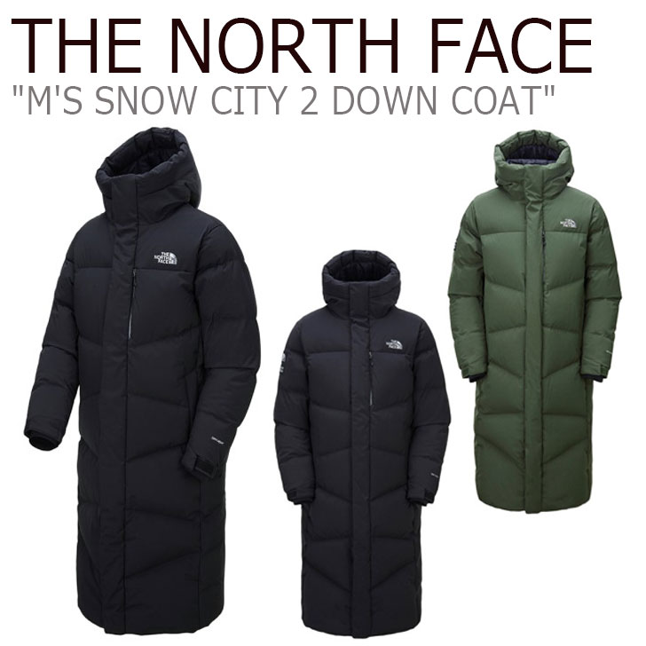 ノースフェイス ダウン THE NORTH FACE メンズ M'S SNOW CITY 2 DOWN COAT スノー シティー 2 ダウンコート BLACK ブラック KHAKI カーキ NN1DL50A/B ウェア 【中古】未使用品