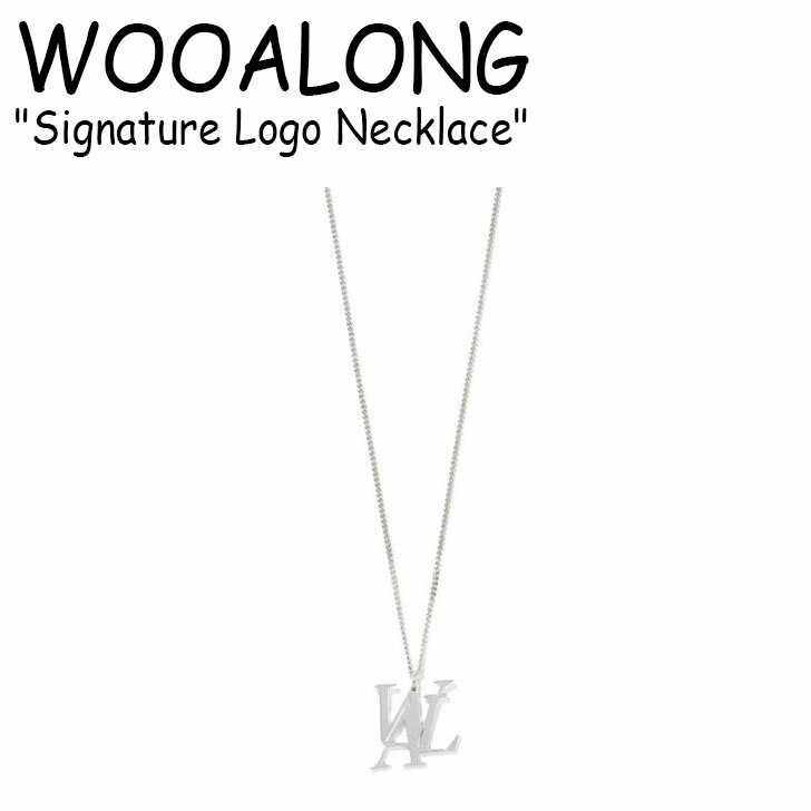 EA lbNX WOOALONG Y fB[X Signature Logo Necklace VOl`[ S lbNX SILVER Vo[ ؍ANZT[ 788558 ACC