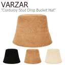 y[J[L/zzoU[ oPbgnbg VARZAR K̔X Y fB[X Corduroy Stud Drop Bucket Hat R[fC X^bh hbv oPbg nbg BROWN uE BLACK ubN CREAM N[ varzar619/20/21 ACC