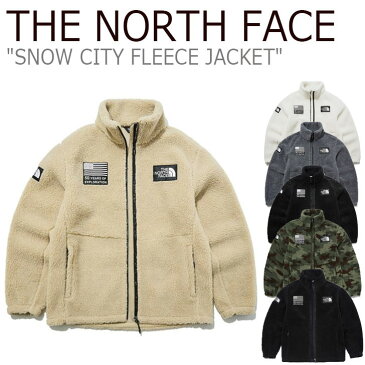 フリース ノースフェイス THE NORTH FACE メンズ レディース SNOW CITY FLEECE JKT スノー シティー フリース ジャケット BLACK ブラック GOLD BEIGE ベージュ IVORY アイボリー MELANGE GREY グレー KHAKI カーキ NN4FL51A/B/C/D/E/F NN4FL54A/B/D ウェア 【中古】未使用品