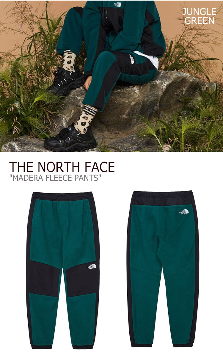 ノースフェイス ボトムス THE NORTH FACE メンズ レディース MADERA FLEECE PANTS マデラ フリース パンツ GREEN グリーン BLACK ブラック NP6FL62J/K ウェア 【中古】未使用品