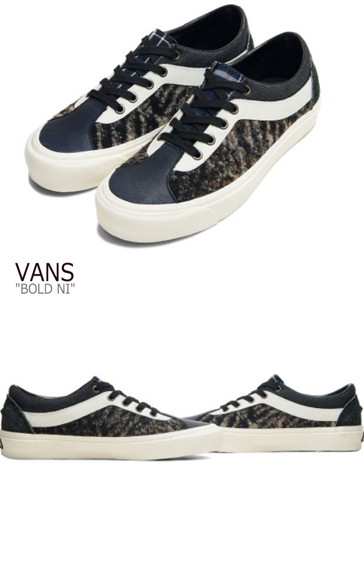 バンズ スニーカー VANS メンズ レディース BOLD NI ボールドニー BLACK ブラック VN0A3WLP2OO1 シューズ